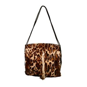 Vintage Halston Cheetah Shoulder Bag